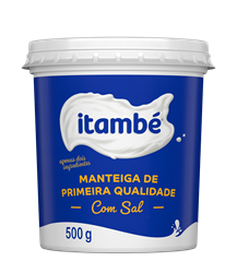 Manteiga com sal pote 500g