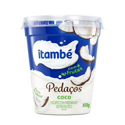 Iogurte Pedaços Coco 450g