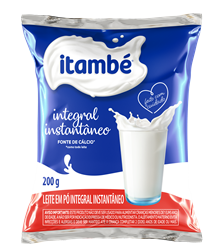 Leite em Pó Integral Instantâneo Sachê 200g