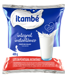 Leite em Pó Integral Instantâneo Sachê 400g